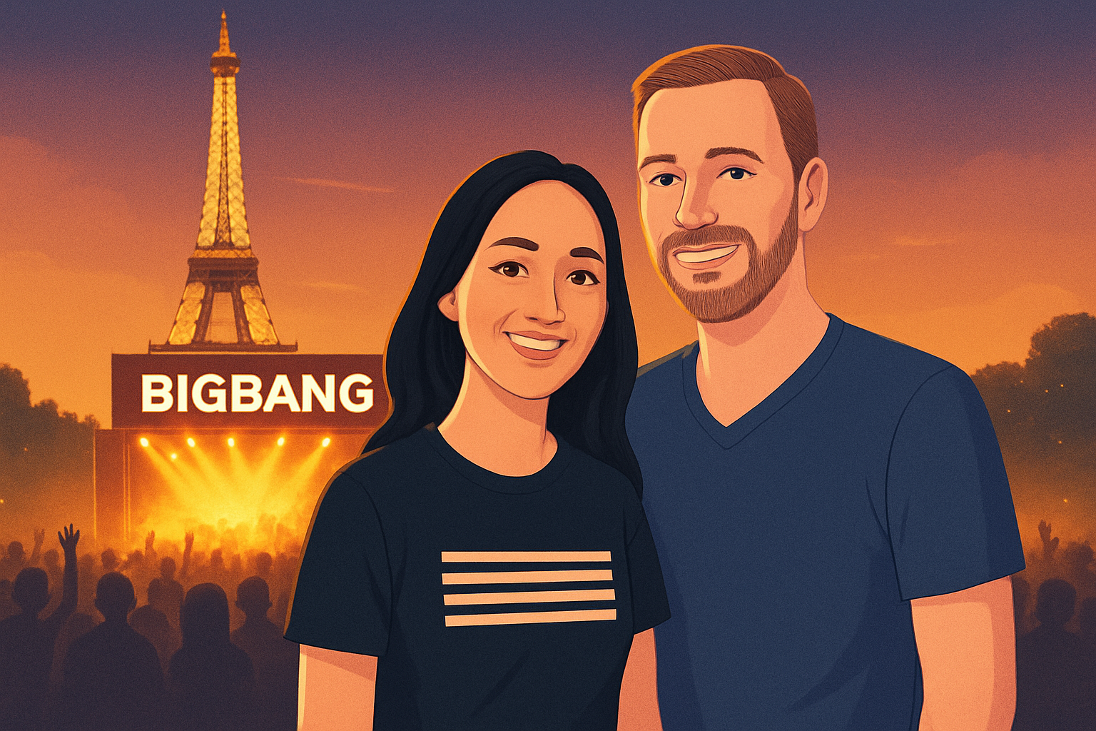 Ilustrasi: Gracia Indri Nonton Konser BIGBANG di Paris