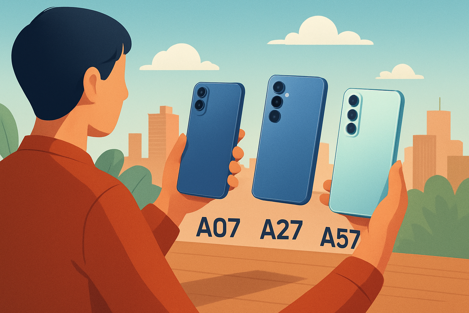 Ilustrasi: HP Samsung 2026: Galaxy A07 hingga A57