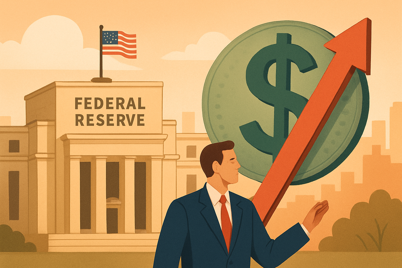 Ilustrasi: Narasi Hawkish The Fed Makin Menguat, Dolar Perkasa