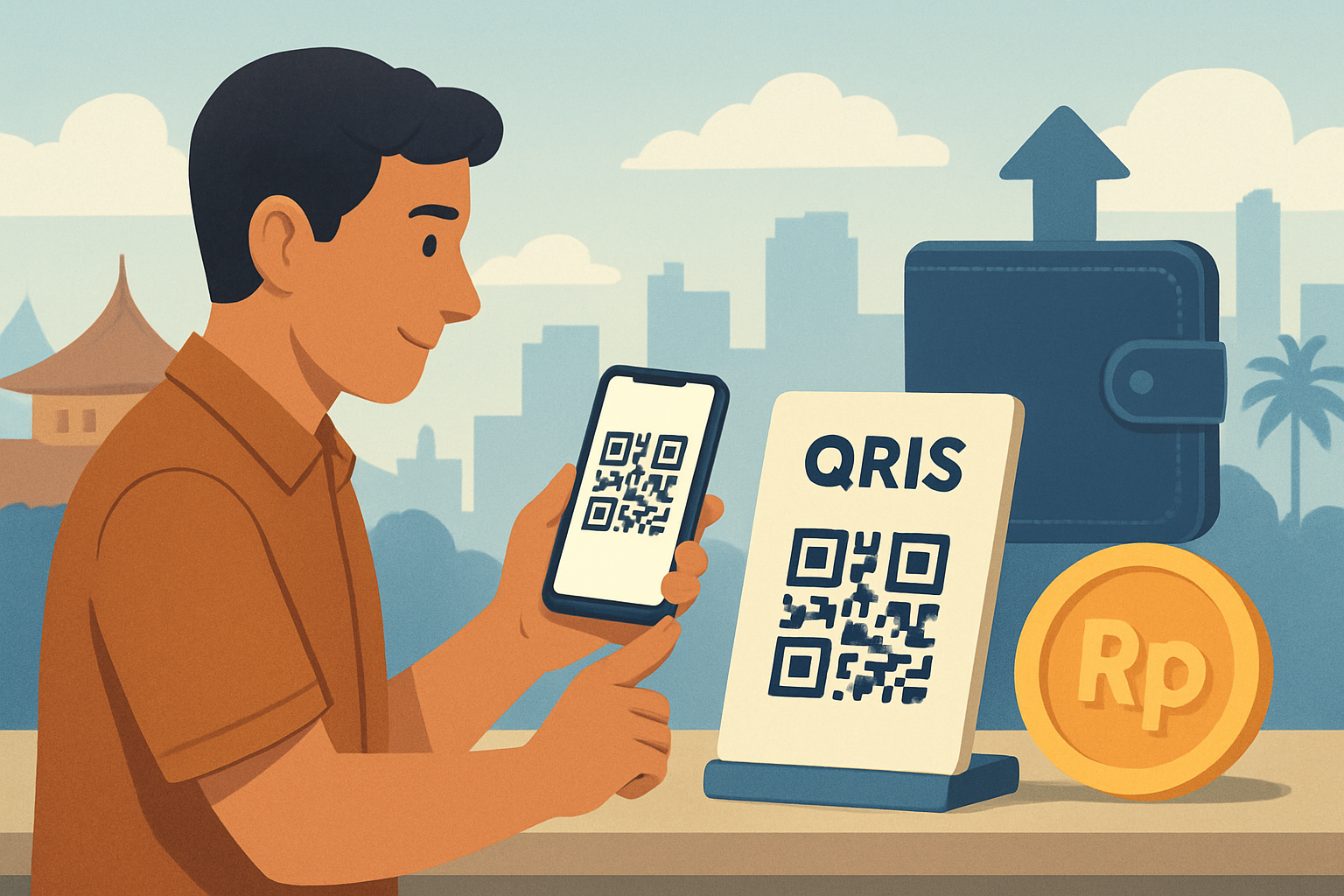 Ilustrasi: Warga RI Mulai Tinggalkan Uang Tunai, Ini Datanya